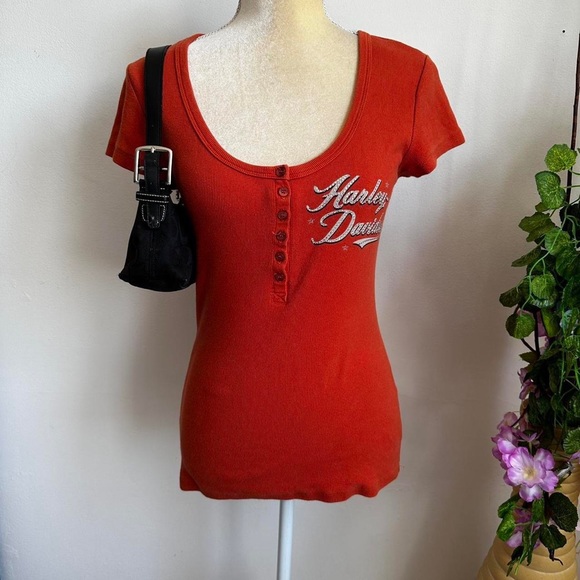 vintage harley davidson logo tee - Picture 2 of 4